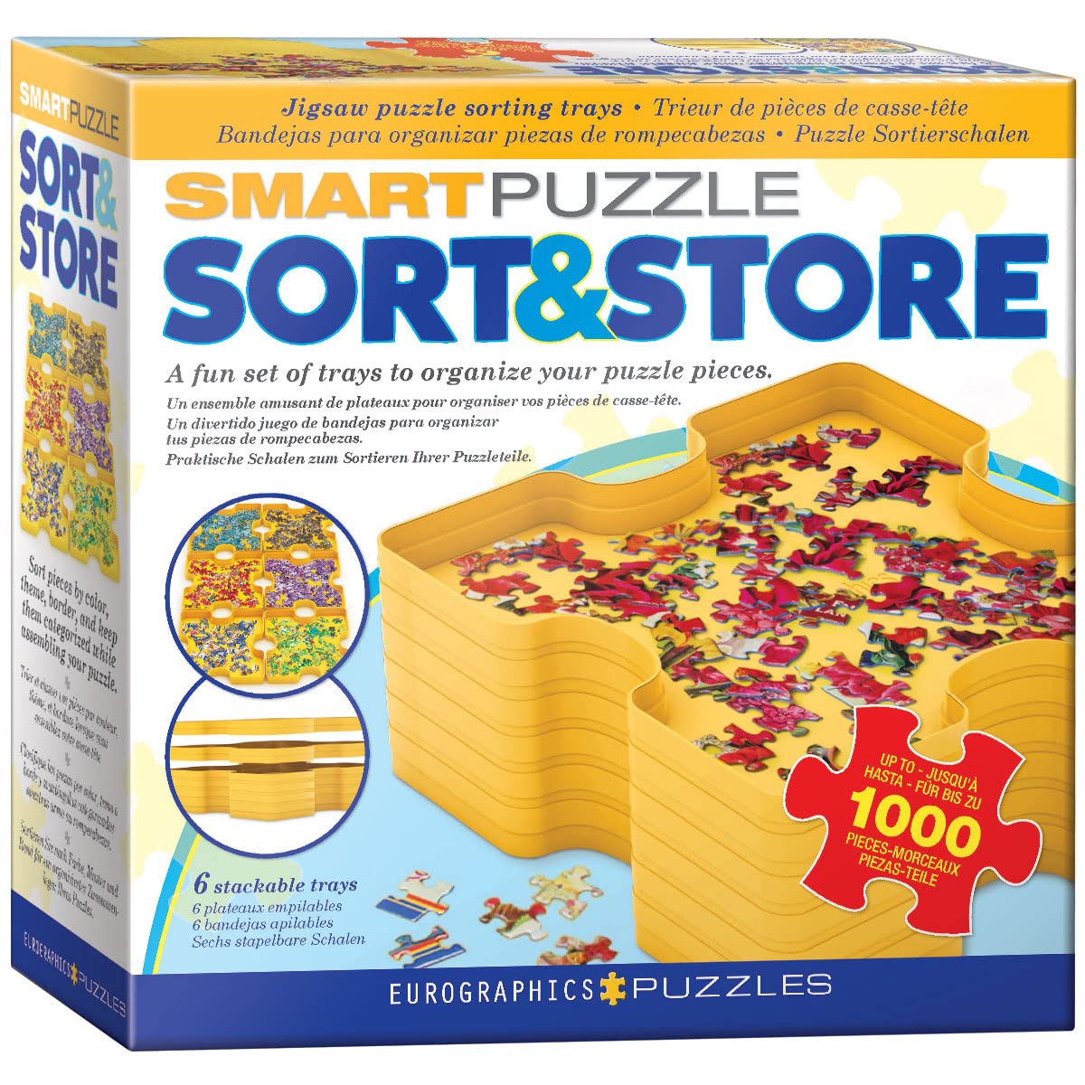 Eurographics EG89550105 Smart-Puzzle Sort & Store Jigsaw