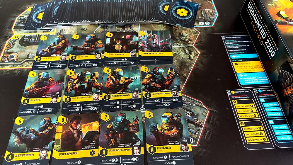 Undaunted 2200: Callisto, Juego de Mesa, A Partir de 14 Años