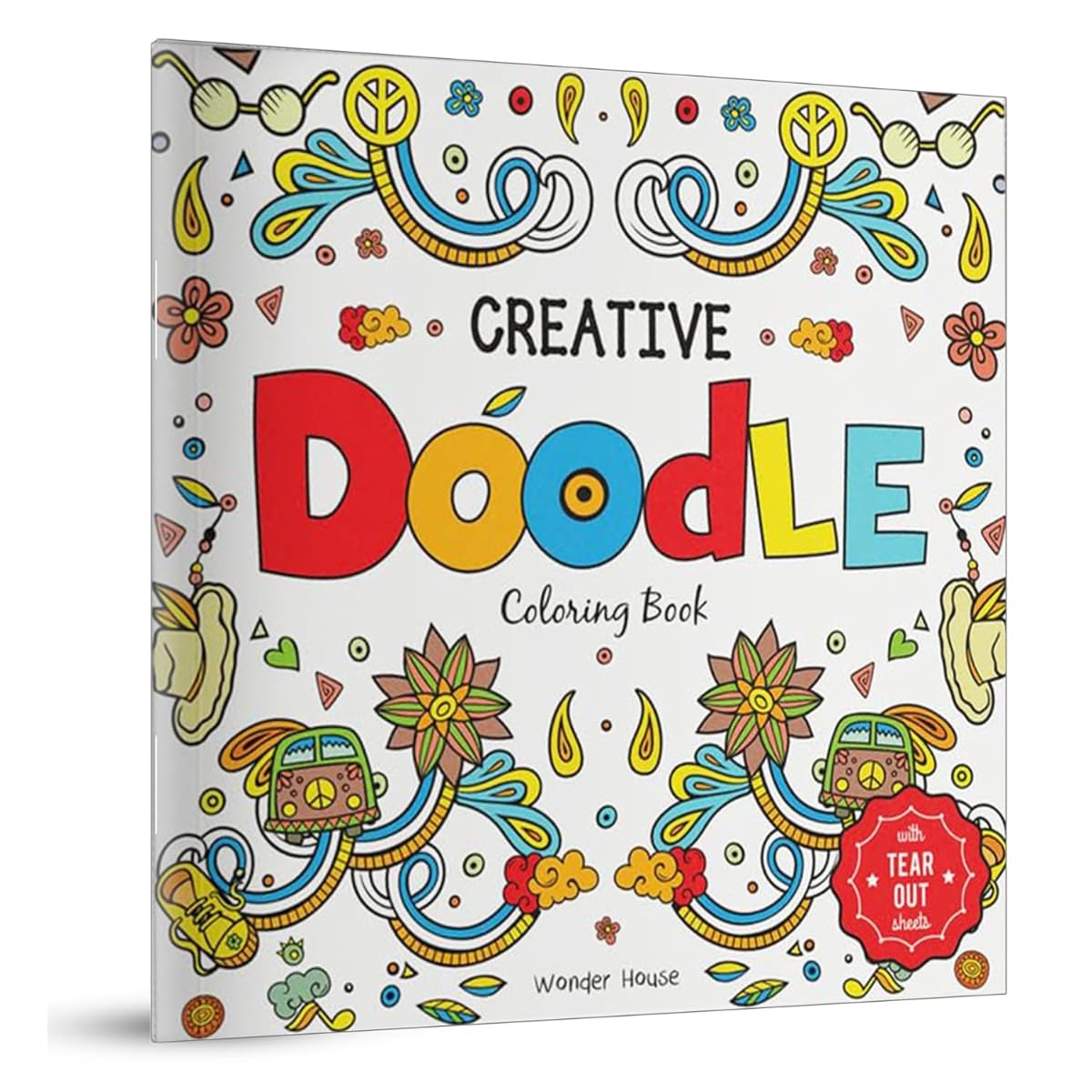 Creative Doodle Coloring Book : Children Coloring Book With Tear Out Sheets Paperback – Coloring Book, 1 January 2019