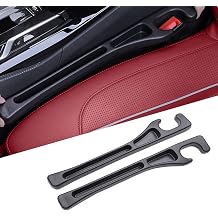 Car Seat Gap Filler Organizer-2 Pack, Universal Car Seat Gap Filler with Storage Slot, No Drop Seat Guard for Phones, Keys &amp; Cards, Fit Car SUV Truck Fill The Gap Between Seat &amp; Console