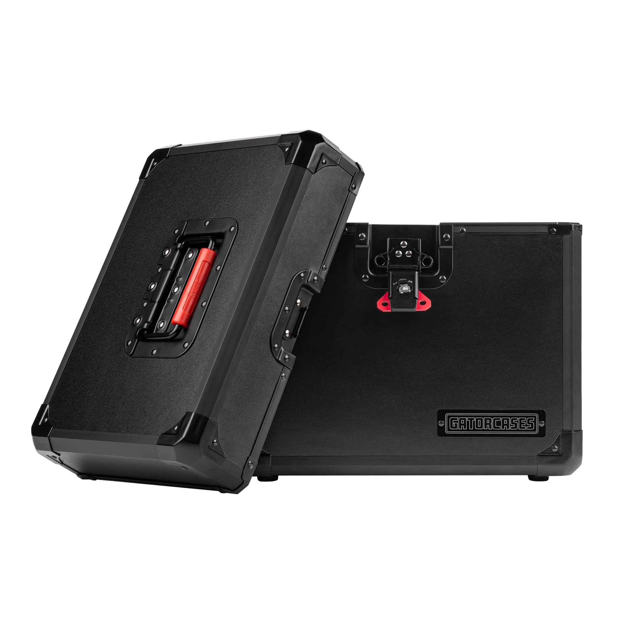 Gator Cases Serie ONYX Valigia impilabile per dischi in vinile da 50-70 12" con persiane incassate e maniglie in gomma (G-ONYX-VINYL-1270)