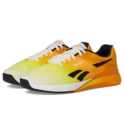 Reebok Nano X5 Athletic Shoes Chalk/Black/Electric Amber