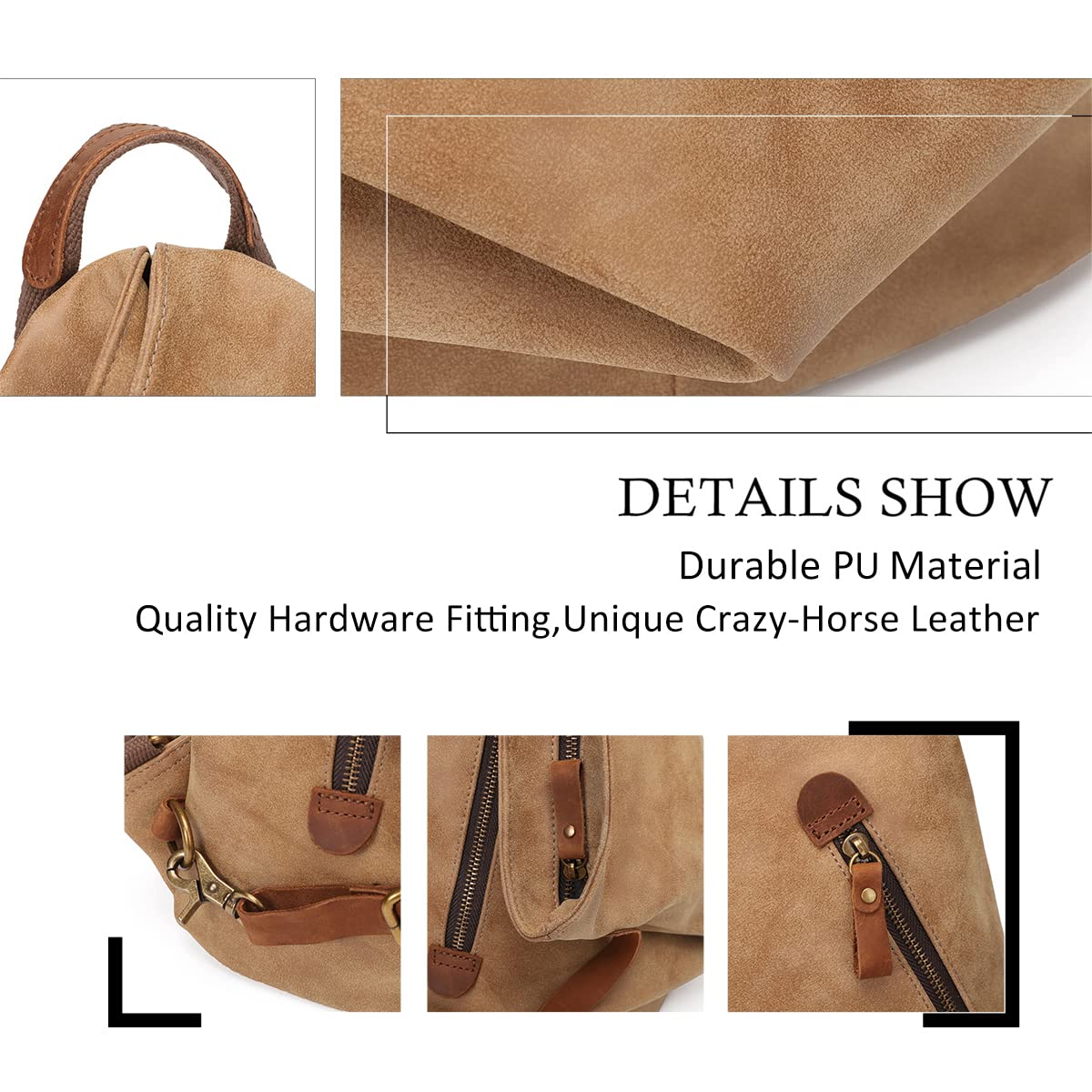 Zaino vintage in tela - Zaino da viaggio grande casual Zaino da viaggio all'aperto Zaini da trekking Borsa a tracolla per uomo Donna