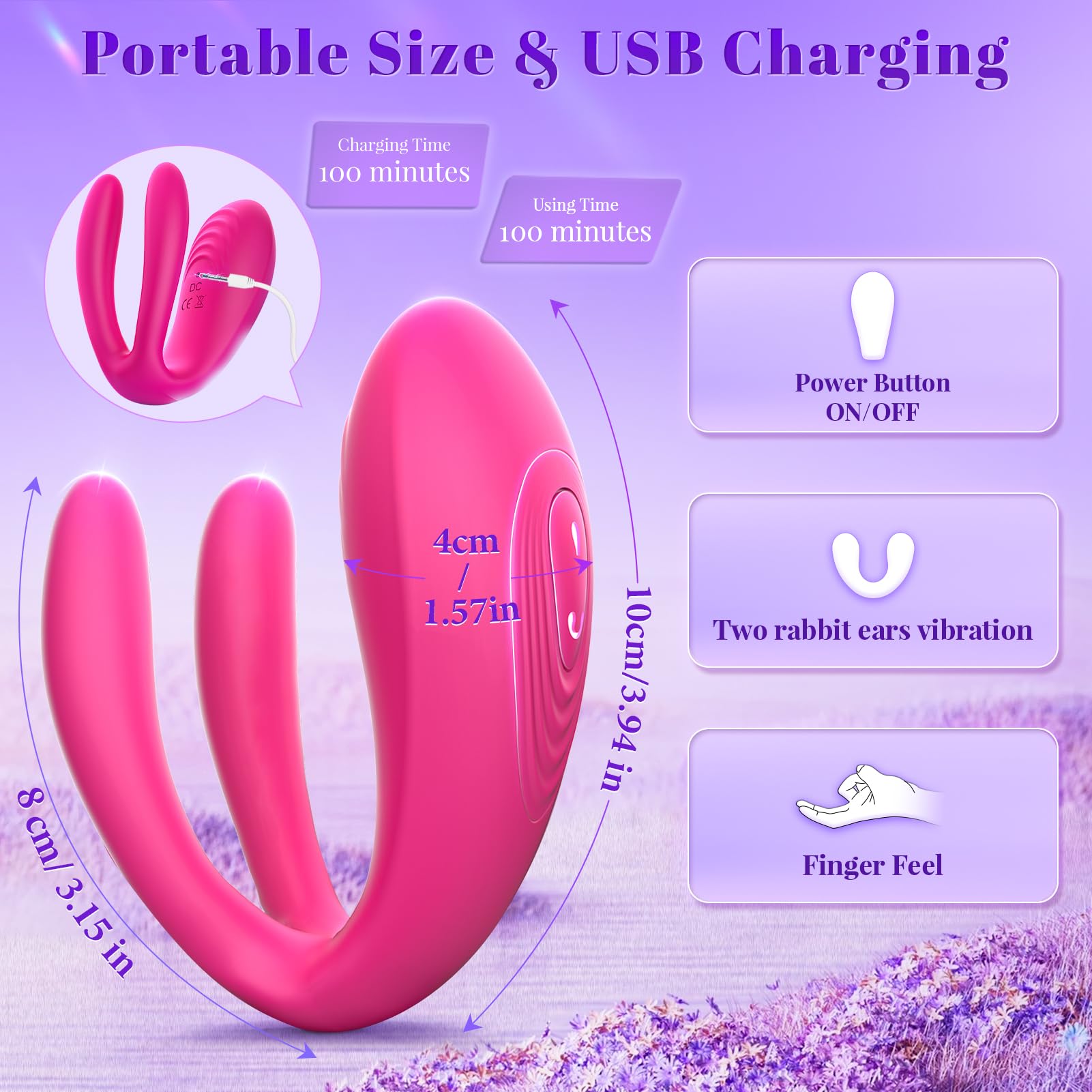 Wearable Remote Control Vibrator - BIG SHOCKED Adult Sex Toys for Women Couples Female Sex Toy G Spot Vibrater Clitoral Penis Vibrators with 10 Powerful Vibrating Dildo Sexual Pleasure Tools for Women