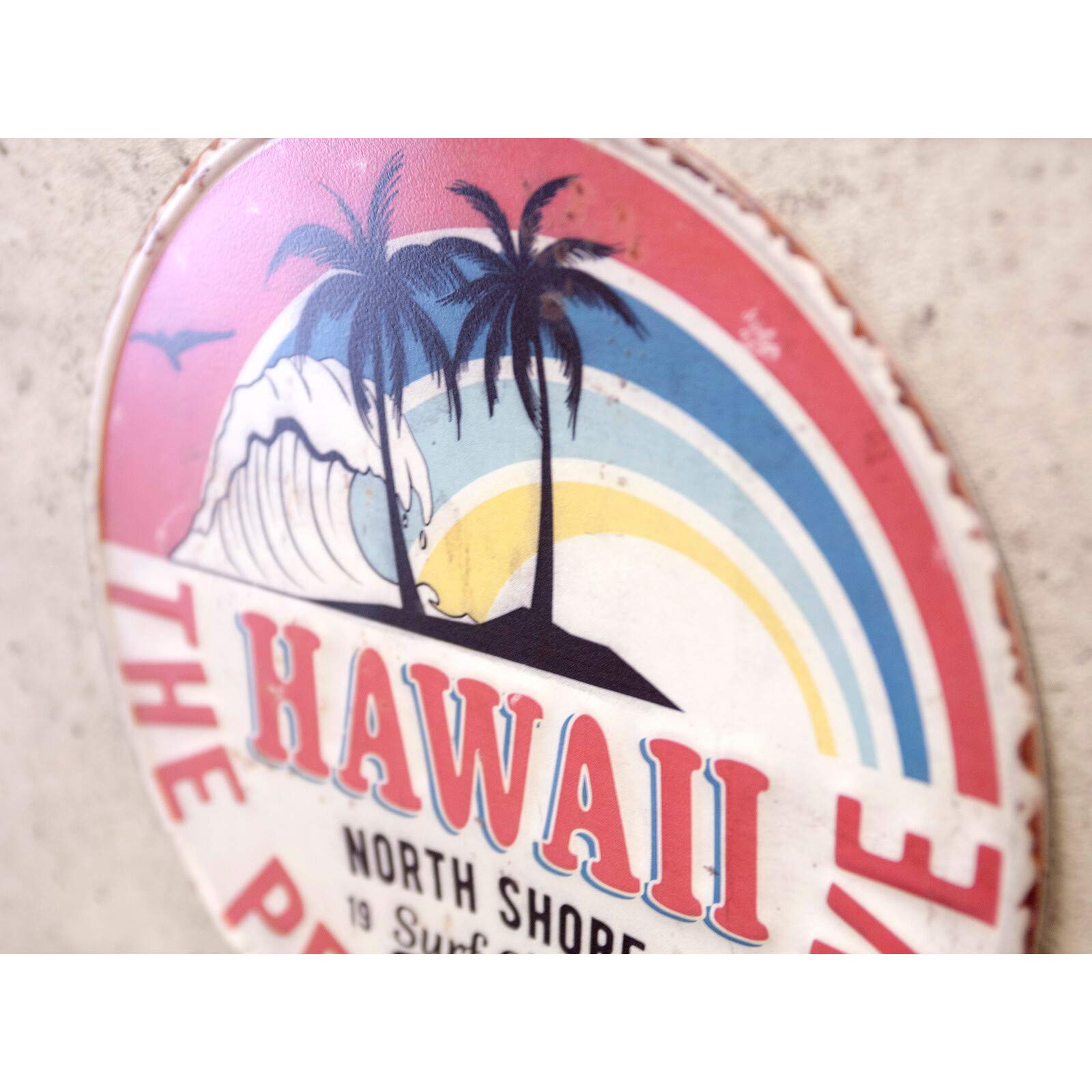 Amazon.co.jp: 秋月貿易 アンティーク エンボスプレート ラウンド THE