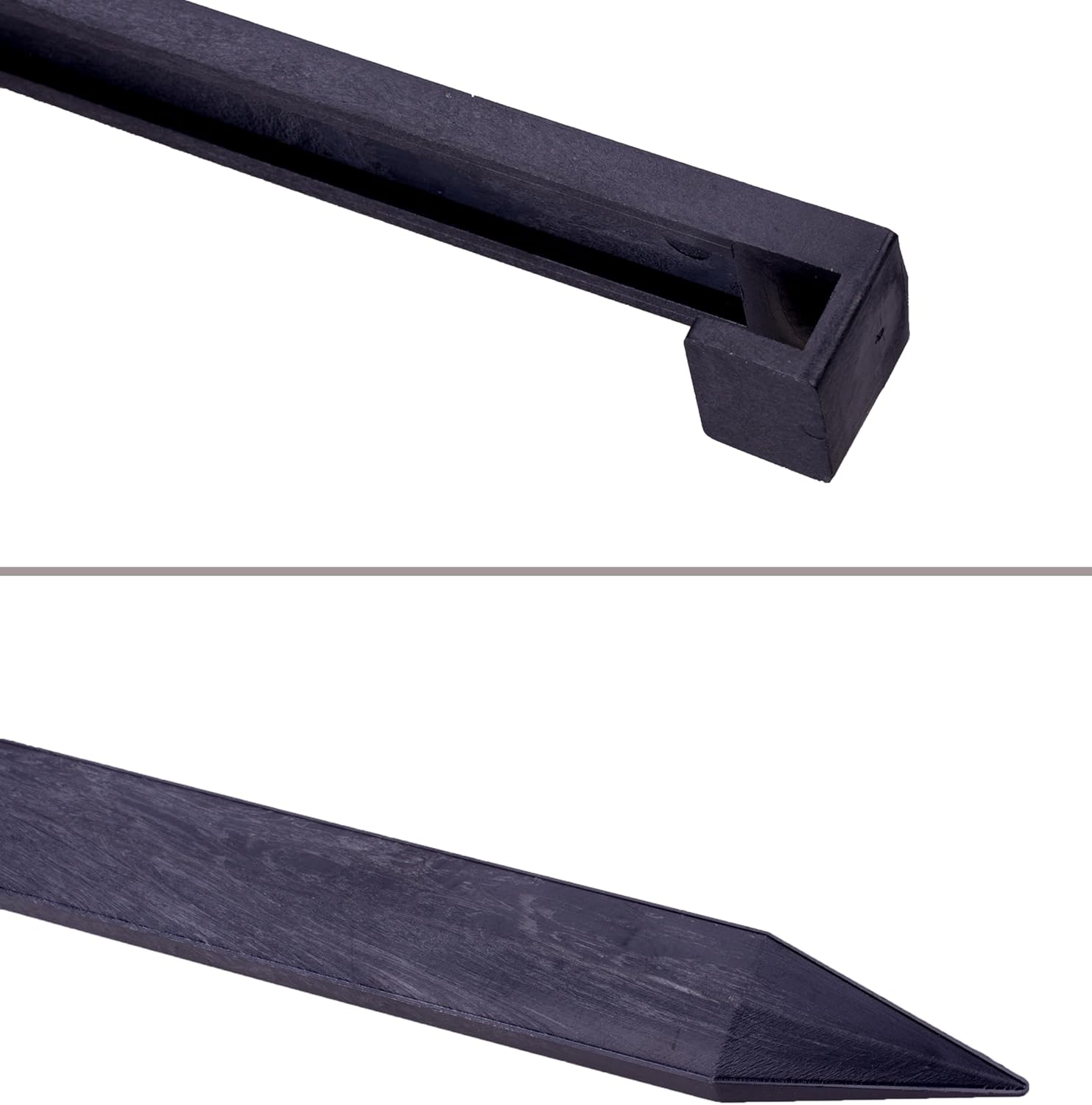 Landscape Edging Spikes, 12 Pcs 10 Inch Garden Stakes Anchoring Spikes for Paver Edging, Weed Barriers, Turf, Tent, Weed Barrier, Timber, Carpentry, Tent etc. (12, Black) - Image 5