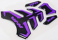 Vista 3 de 5D de Fibra de Carbono Real, Calcomanía de Vinilo para Tanque de Motocicleta, Almohadilla para Tanque para NJ 650 ZX636 ZX600 ZX-10R ZX14 ZX1400