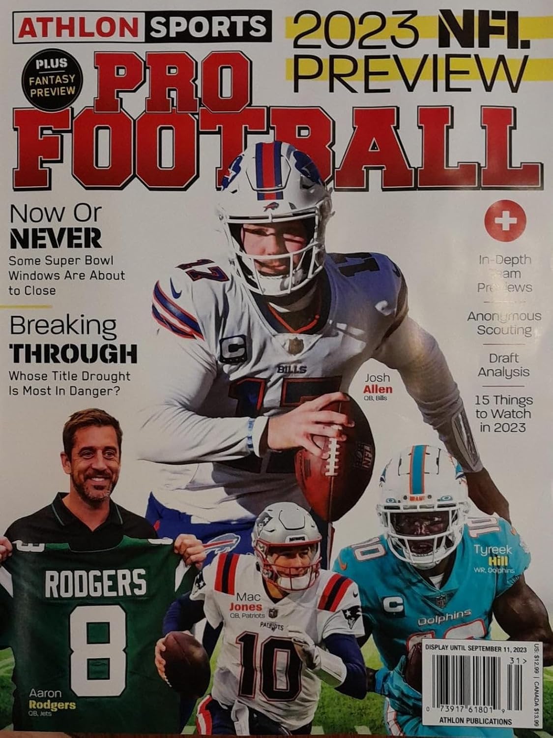 Athlon Sports Pro Football Nfl Preview 202023 Magazine Issue 31