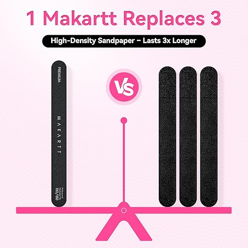 Vista 29 de MAKARTT Lima de uñas profesional