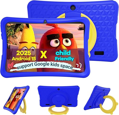 DigiLand Tablet Android 15 Kids de 10.1 pulgadas (azul)
