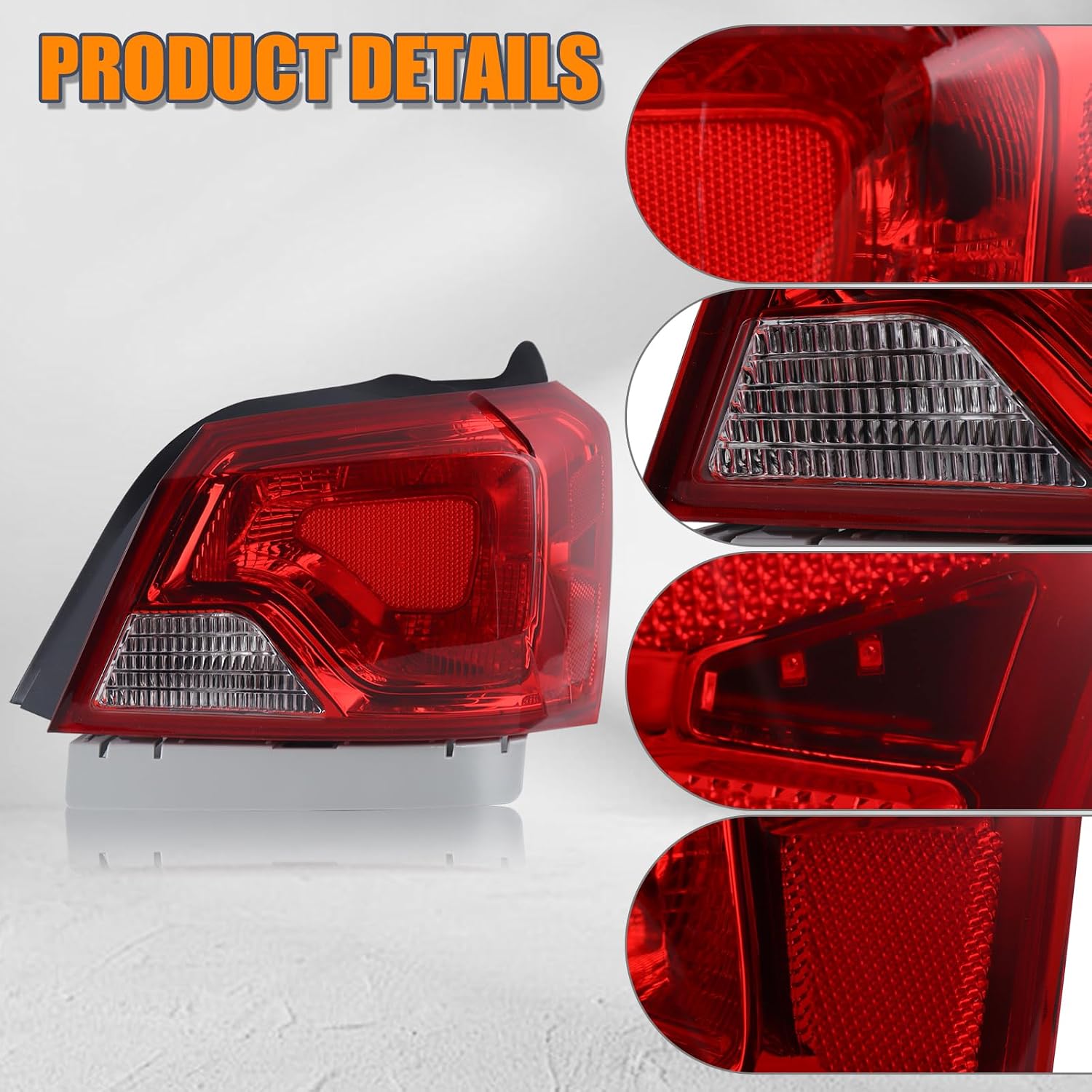 Outer Tail Light Compatible with 2014-2020 Chevrolet Impala Rear Lamp Tail Lamp Right Passenger Side 84247727 GM2805116