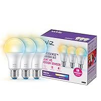 WiZ Lampadina Goccia Smart WiFi, Luce Bianca da Calda a Fredda