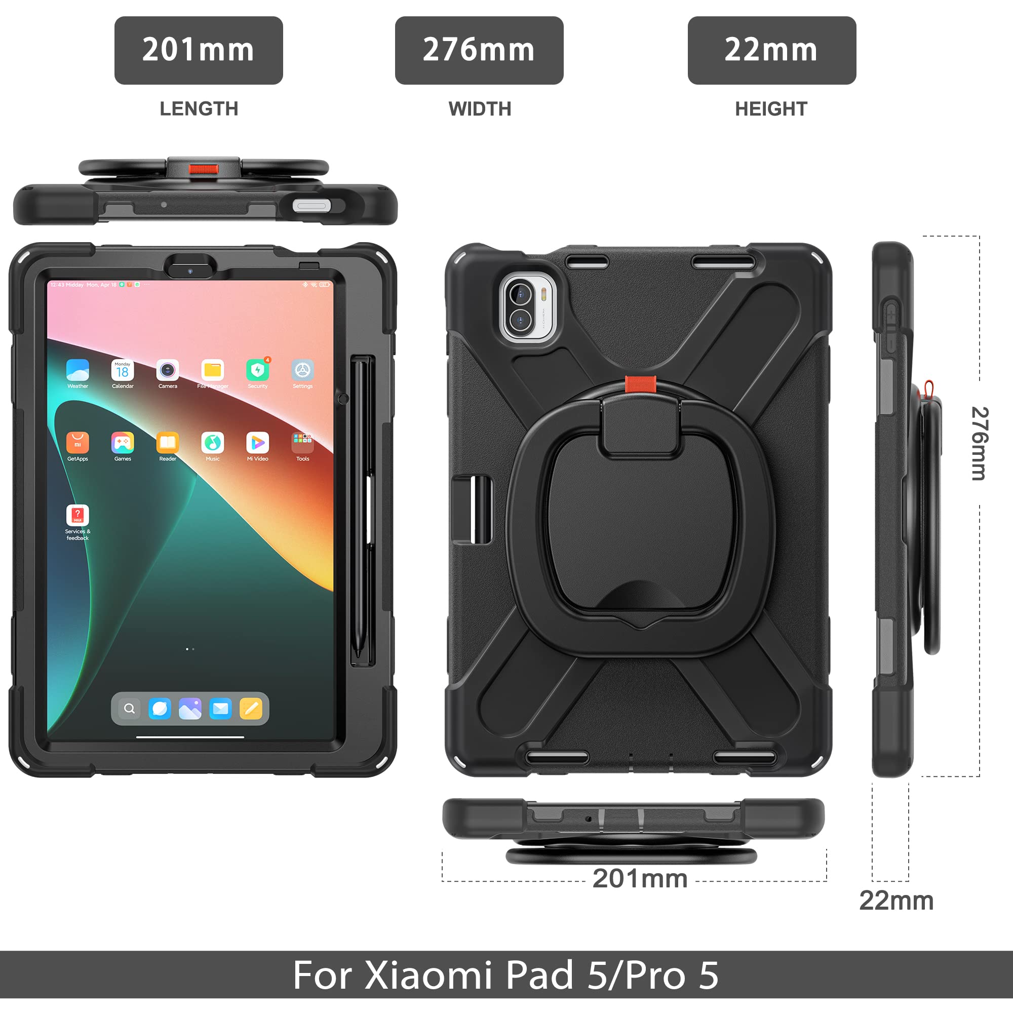 Amazon.co.jp: Xiao Mi Pad 5 11 インチケースXiaomi Mi Pad 5 Pro