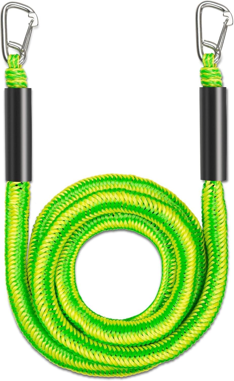 7FT Boat Bungee Dock Lines, Boat Bungee Anchor Lines, Boat Bungee Anchor Rope, PWC Anchor Line, PWC Accessories, Jet Ski Accessories(Green, 7 Feet)