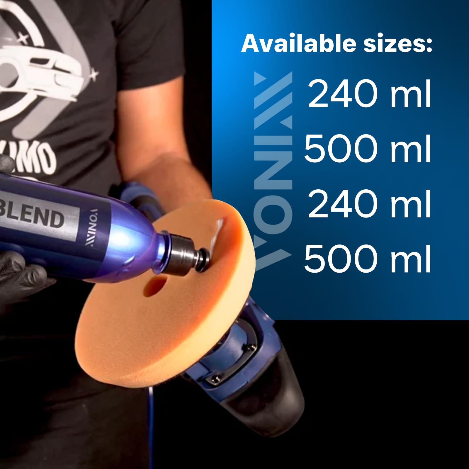 Blend all in one 500ML | Pulido y protección en un solo paso | Etapa única con protección | El brillo de la cera de carnauba y la resistencia cerámica del SiO2 | Repelencia al agua