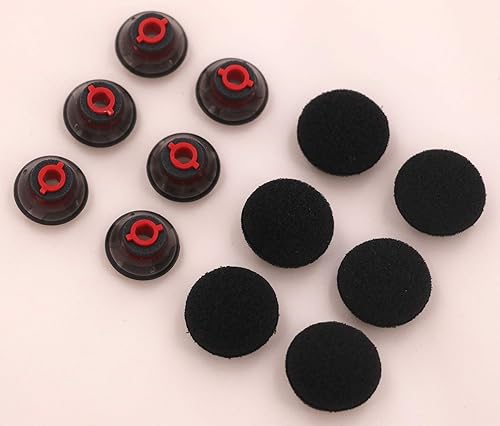 Miniatura 5 de IiEXCEL Kit de auriculares de repuesto para Plantronics Voyager 5200, puntas de gel de oreja de tamaño mediano y espuma para Plantronics Voyager