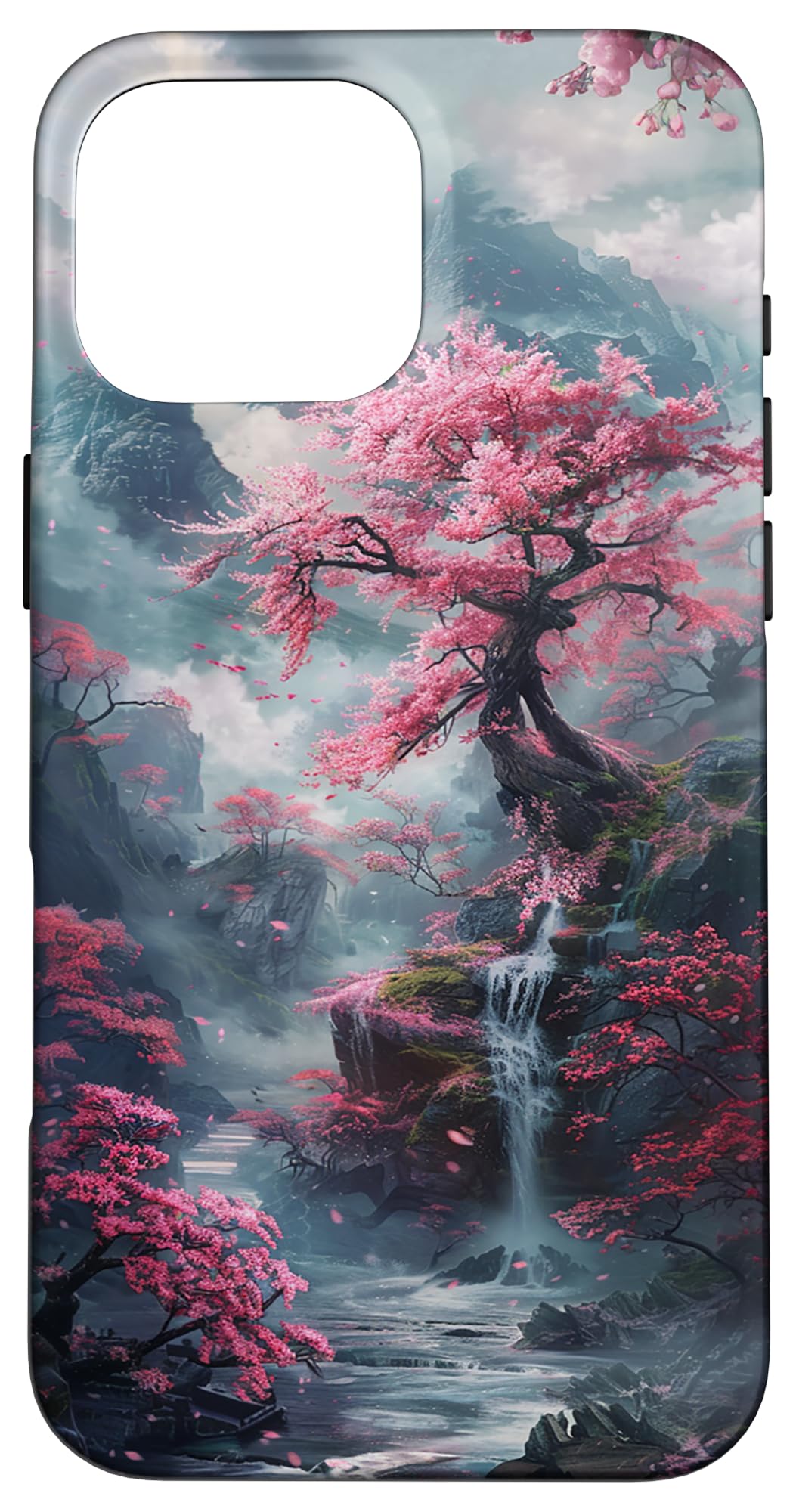 Japanese Cherry Blossom Tree Sakura Case for iPhone 16 Pro Max