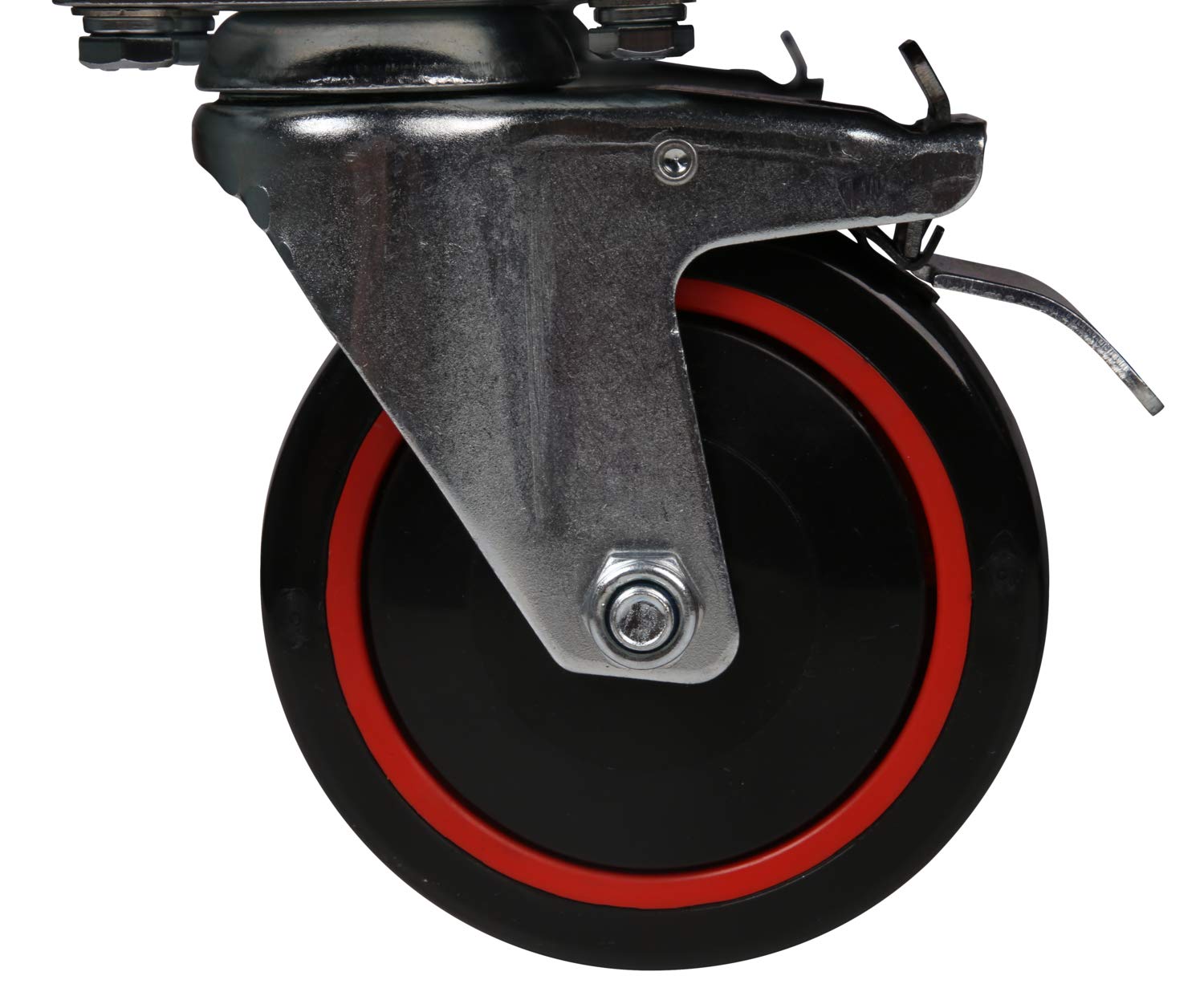 KS Tools 897.0007 Carro de taller ECOline NEGRO/ROJO con 7 cajones
