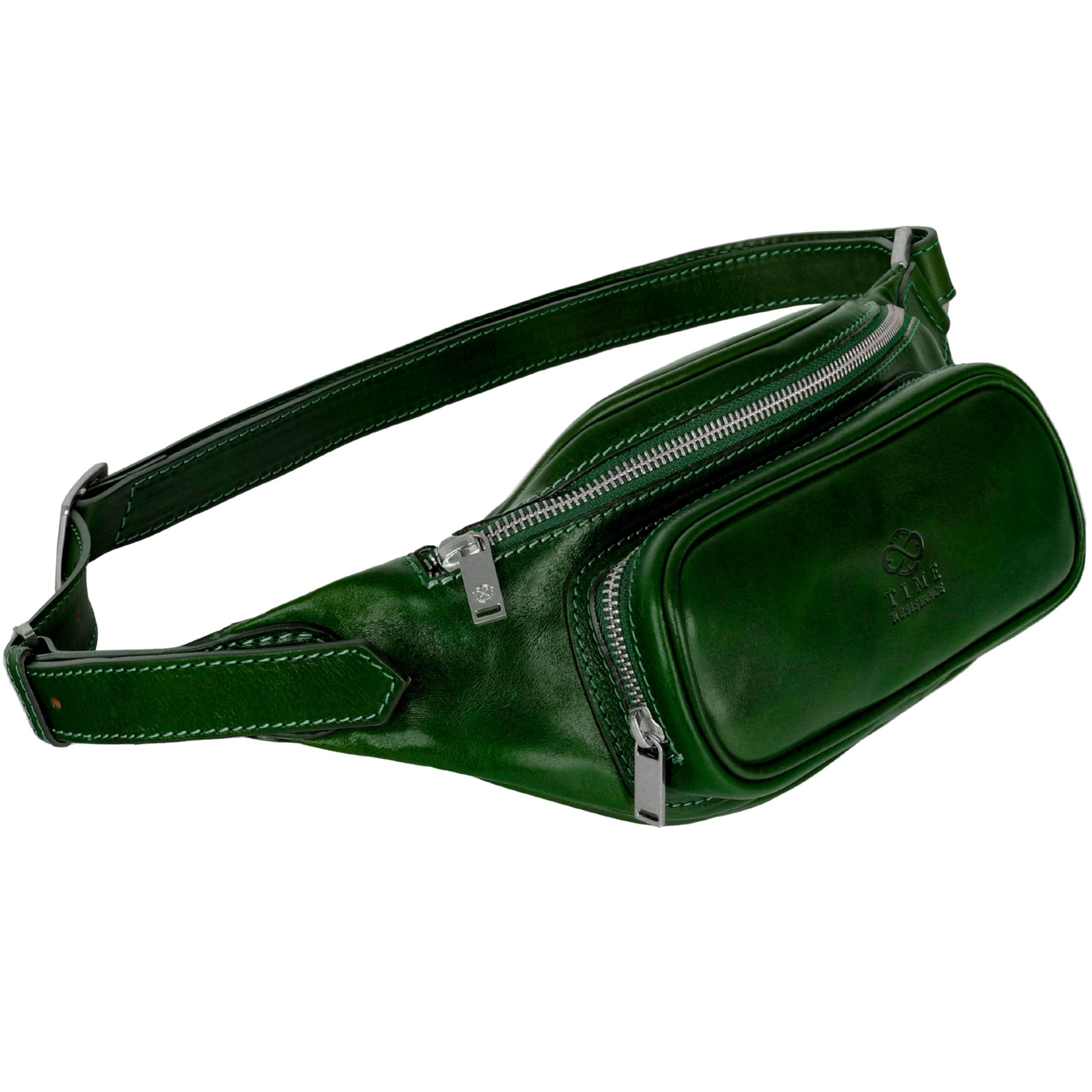 Leather Waist Pack | Belly Bag | Waist Bag| Leather Belt Bag | Leather Fanny Pack Handmade in Italy – Time Resistance