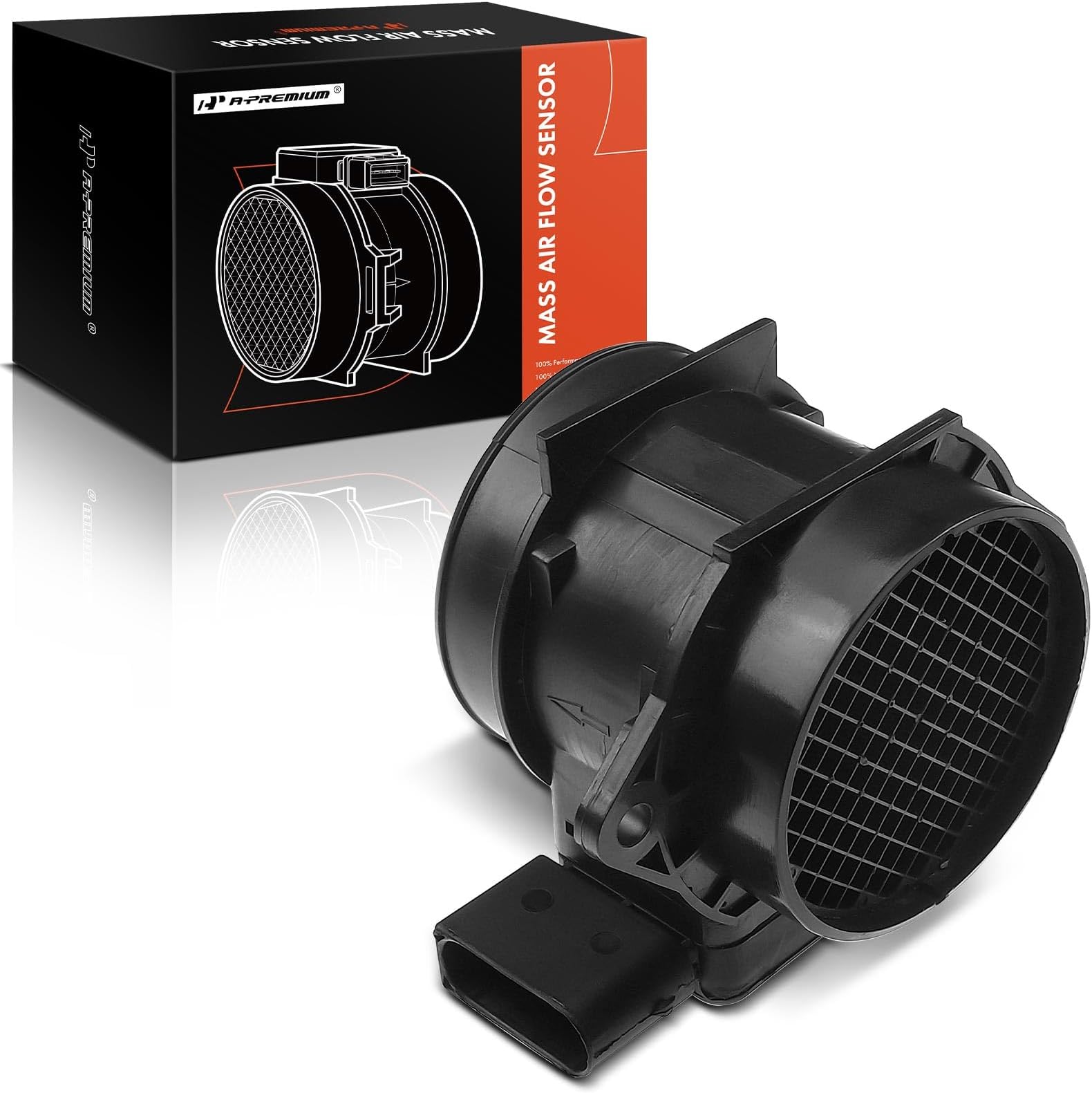 A-Premium Mass Air Flow Sensor Meter MAF Compatible with Hyundai Elantra 2003-2006, Tiburon 2003-2006, Tucson 2005-2009 & Kia Rio, Rio5, Sportage, Spectra, Spectra5, Replace# 28164-23700, 28164-25000