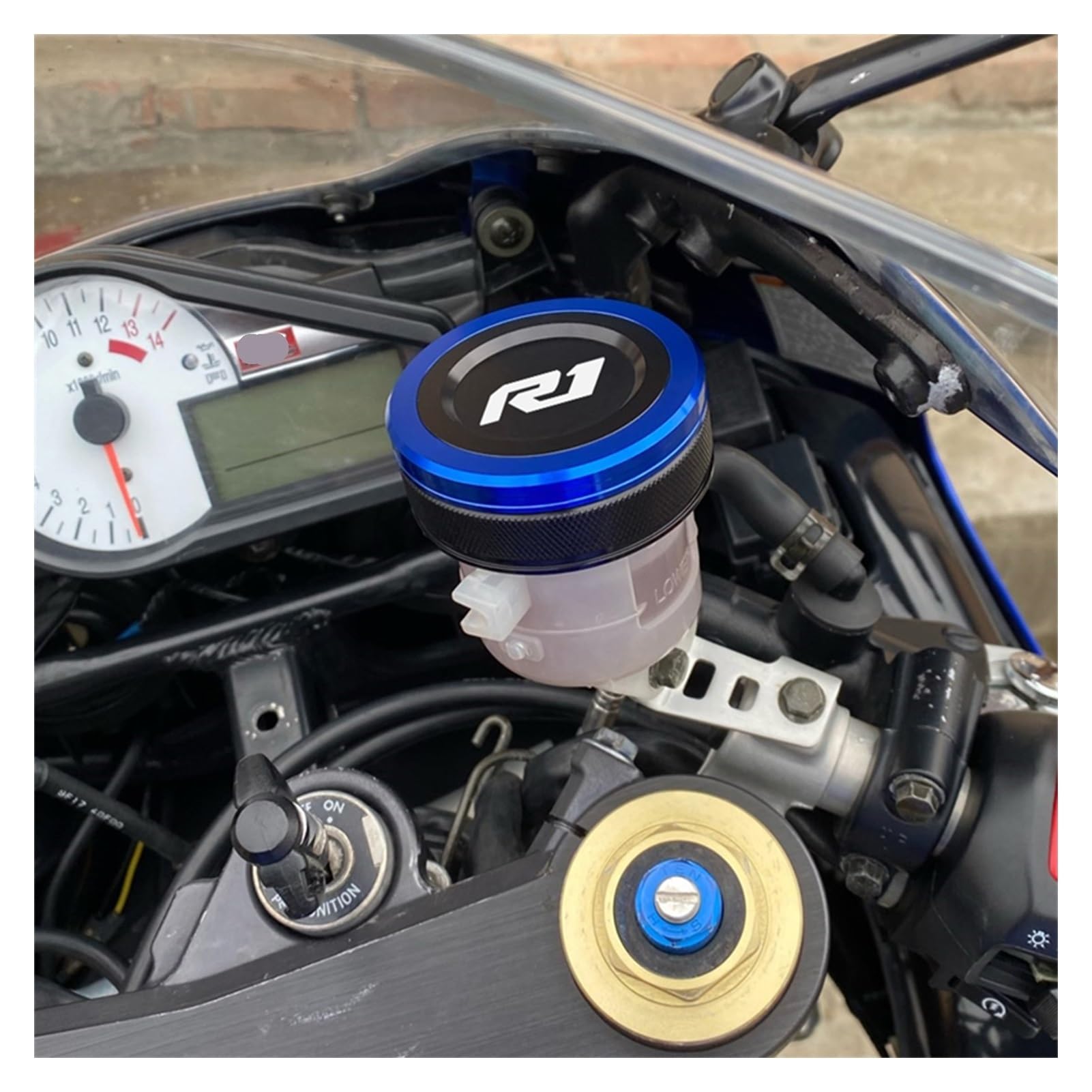 Bremsflüssigkeitsbehälter Deckel Für Ya&maha YZF-R6 YZFR6 YZF R6 YZF-R1 YZF R1 YZFR1 Motorrad Hinten Vorne Bremse Reservoir Abdeckung Socke Flüssigkeit Öl Tank Tasse Abdeckung