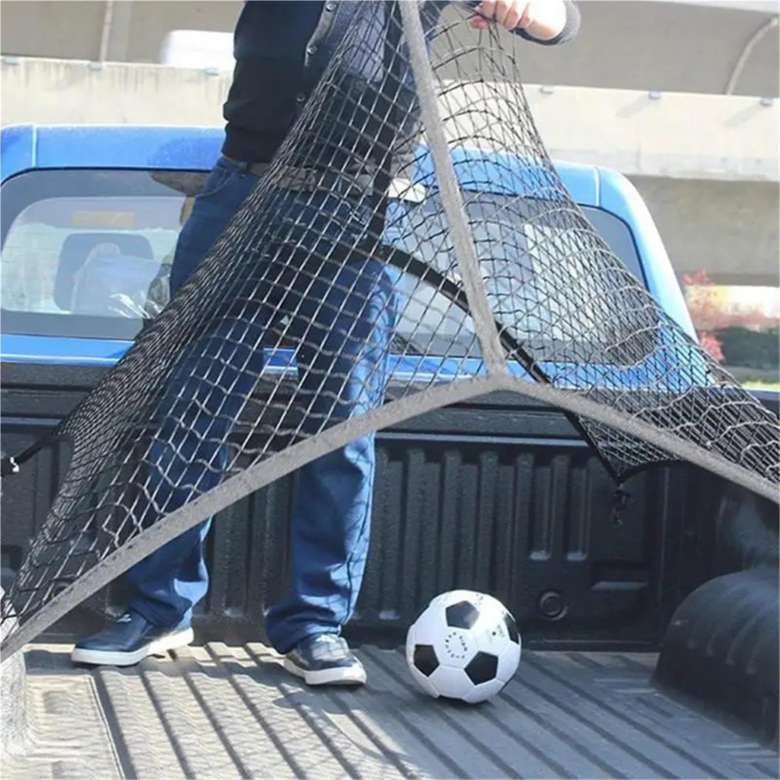 Kofferraum Netz Gepäcknetz for Auto | Kofferraum aus flexiblem Polyester, universelles Innenzubehör, multifunktionale Dachaufbewahrung(Green1)