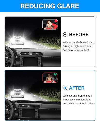 Miniatura 4 de Autorder Cubierta de tablero para Toyota GR86Subaru BRZ 2022 2023 2024 2025 Accesorios Cubierta de tablero de franela Dash Mat Parasol Protector de