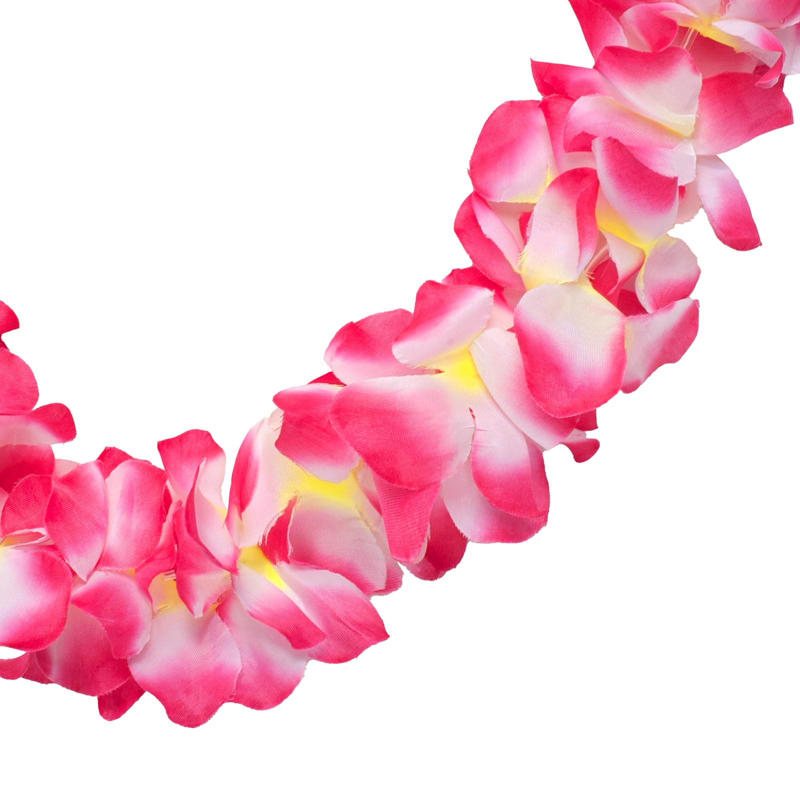 Set Completo Le Hawaiane: Collana, Fascia E Bracciali Per Un Look Tropicale Perfetto Per Matrimoni, Feste E Decorazioni (Bianco)