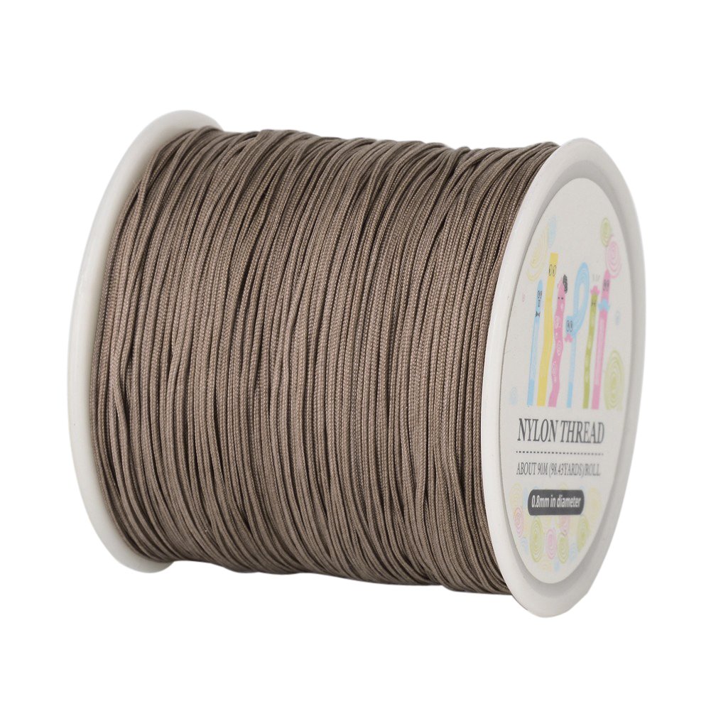 PandaHall 359,99 meter 0,8mm Gevlochten Nylon Koord 8 Kleuren Chinees Knoopkoord Macramé Draad voor Armbanden Kettingen Gordijnen Sieraden Ambachten Maken