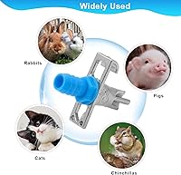 Vista 4 de El kit de riego automático para conejo incluye 12 comederos para bebederos de pezón, manguera de identificación inodoro de 32 pies de 5/16 pulgadas