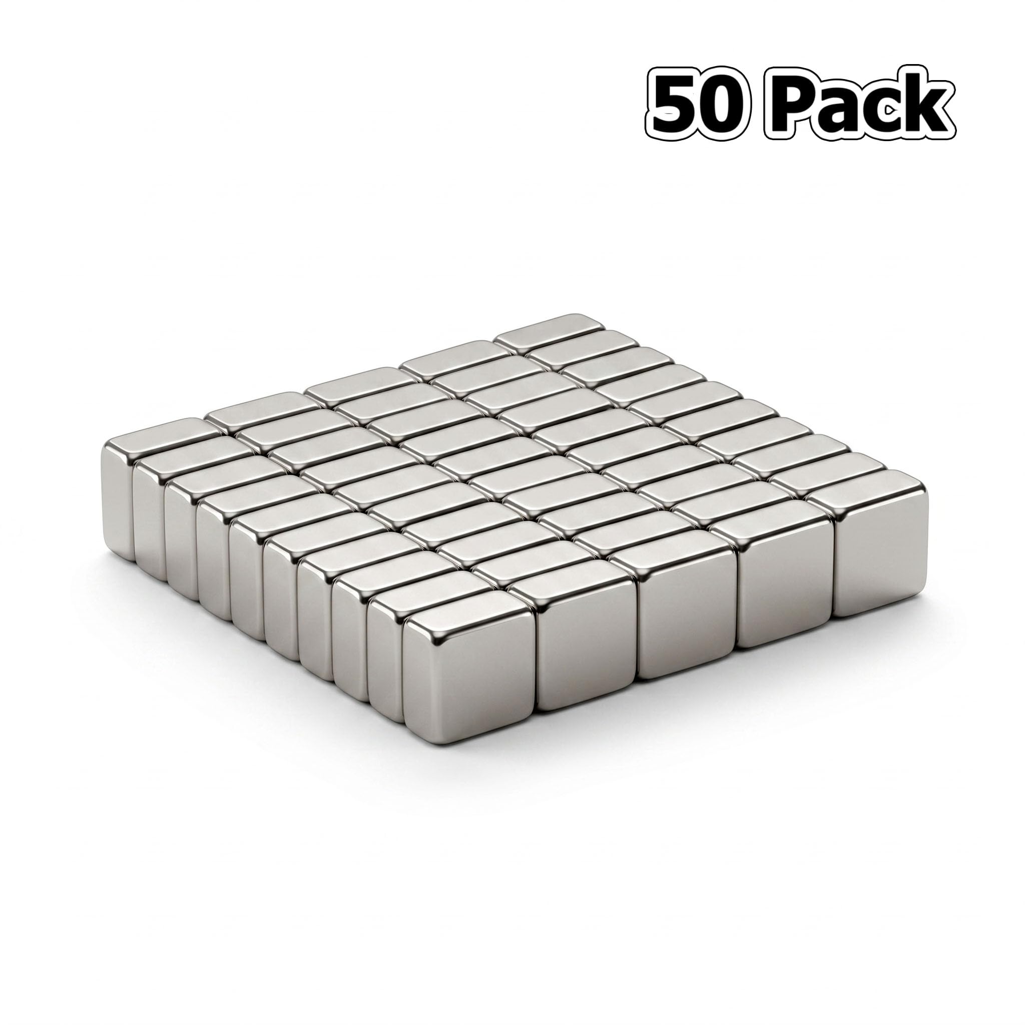 N52 Neodymium Square Block Magnets 1/4x1/4x1/8 inch (6x6x3mm