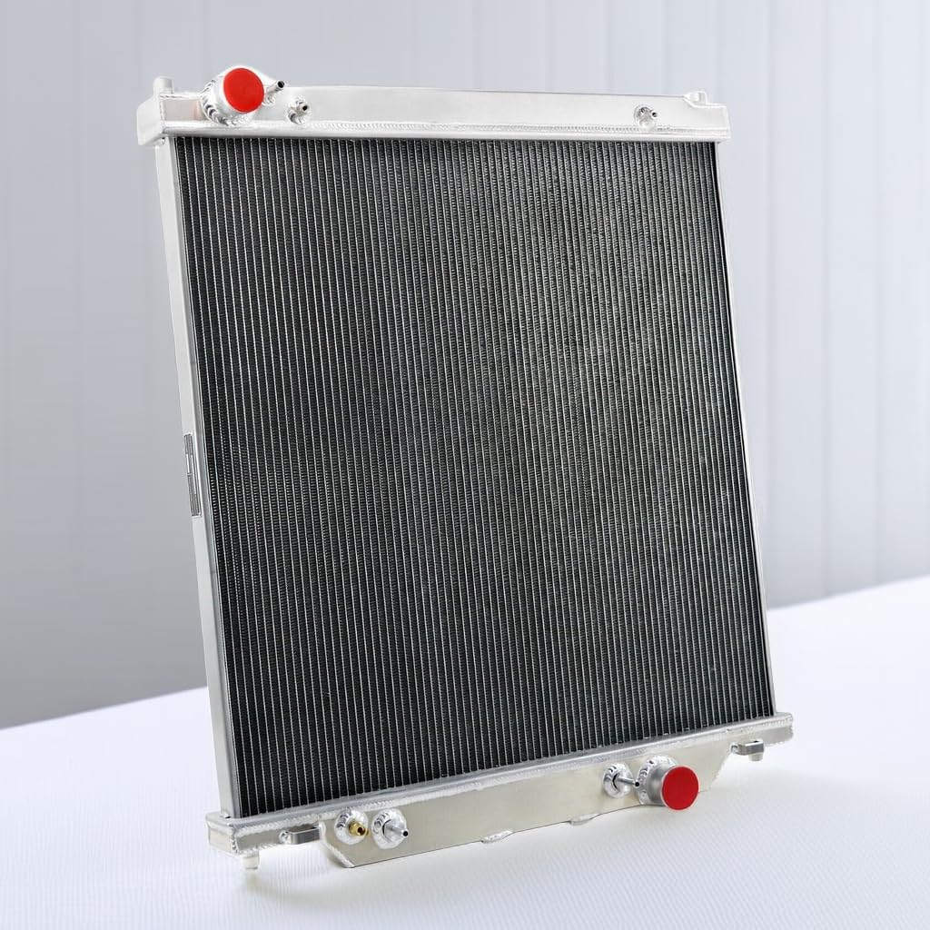 4 Rows Aluminum Radiator For 2003-2007 Ford F250 F350 F450 Excursion 6.0L Powerstroke Diesel, Radiator For Ford, Radiator For F250, Radiator For F350, Radiator For F450 V8