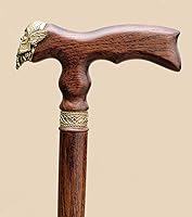 Vista 2 de Bastón de madera personalizado para hombre, Thor Viking, bastones y bastones hechos a mano de diseñador para caballero