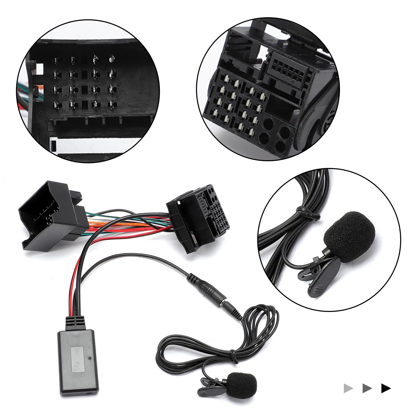 Aux Adapter audio Bluetooth 5.0 z mikrofonem do Z4 E85 2003-2008 E86 X3 E83 2004-2010 Mini Cooper R50 2000-2006 S R53 JCW