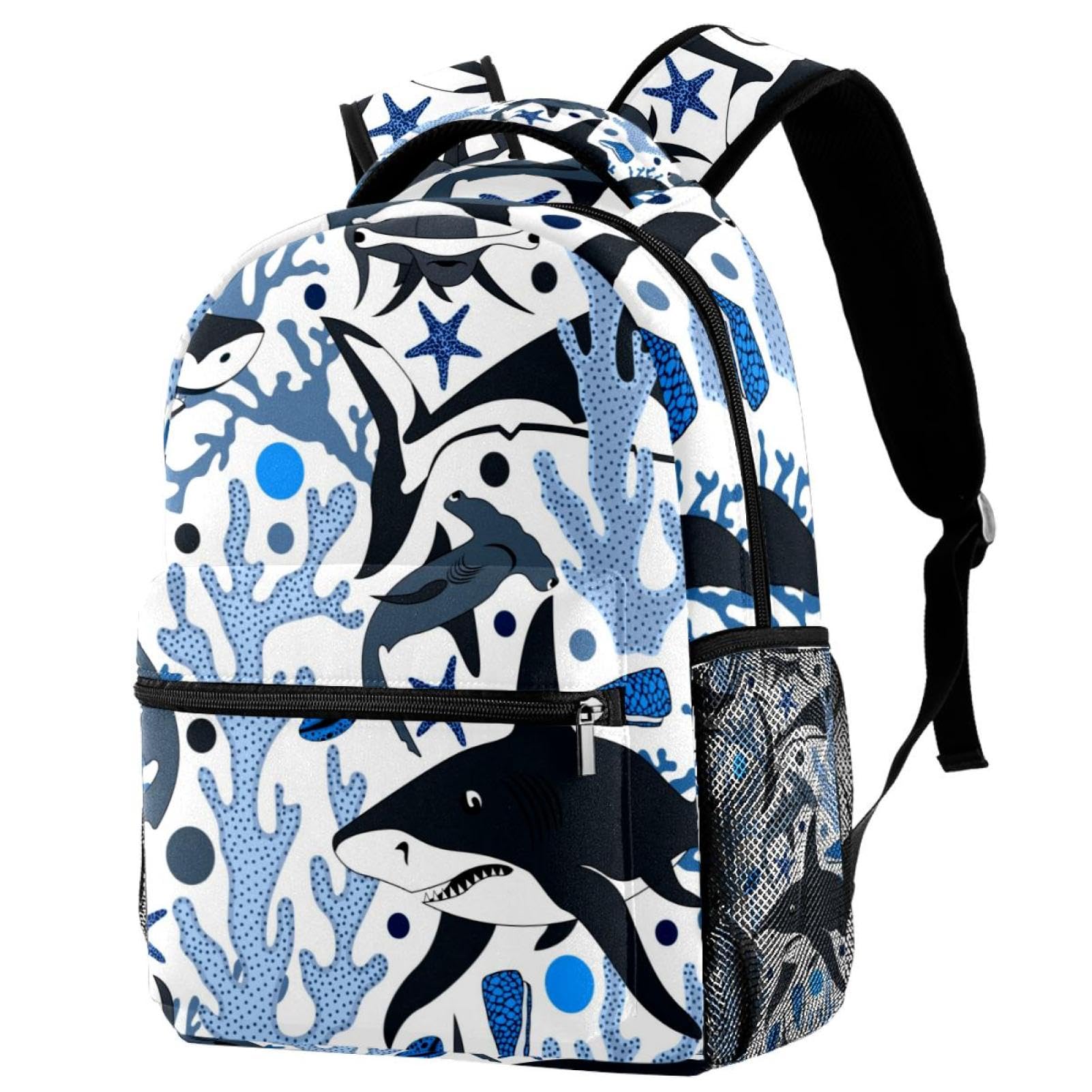Sac à dos d'école fille et garçon grand format multicolore