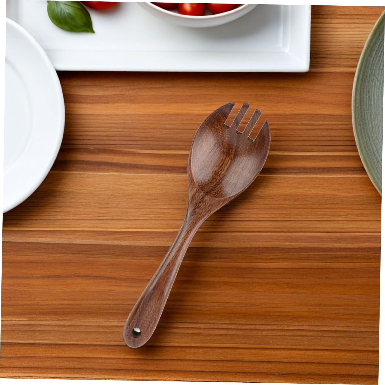 LIFKOME Holzlöffel Und Gabel Zum Servieren Salatbesteck Aus Holz Salatlöffel Holzgabeln Küchen-kochutensilien Mischen Und Kochen Haushaltswaren Wohnaccessoires
