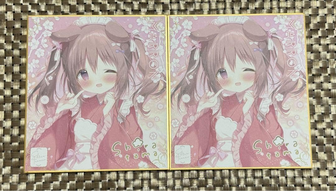 Amazon.co.jp: まろん 色紙 しらたまこ 夏コミ コミケ C104