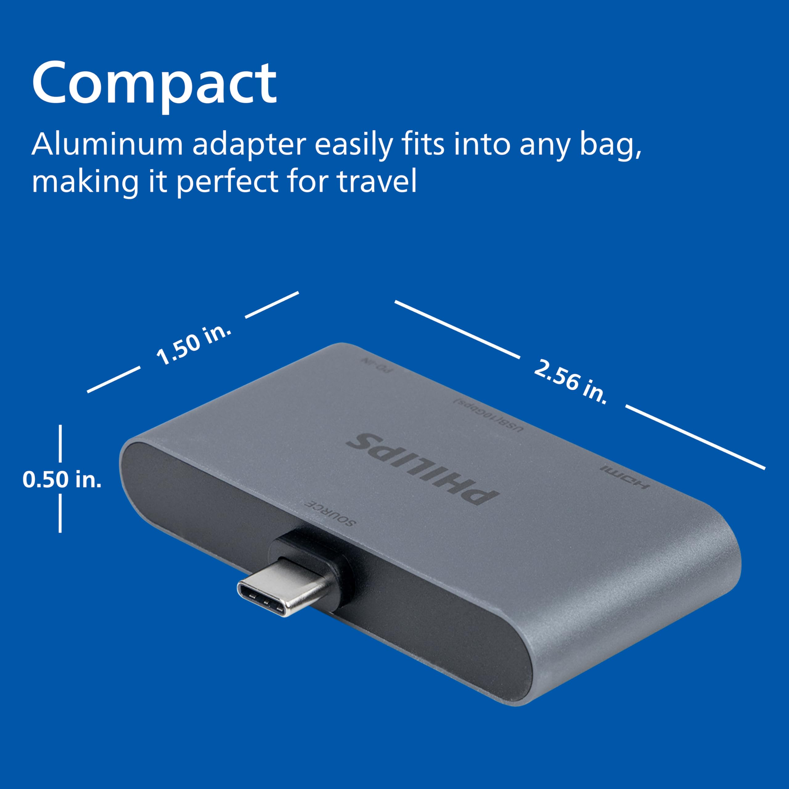 Amazon.com: Philips USB-C Multiport Hub, with 4K HDMI