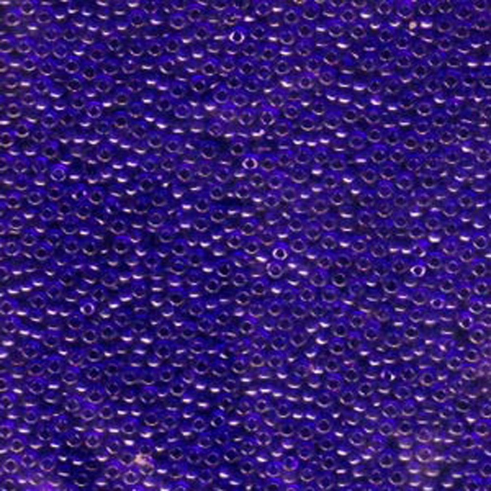 MIYUKI rond japonais Creative-Beads Rocailles Perles en Verre de 11 environ 23 g 12,7 cm Tube, Cobalt Transparent