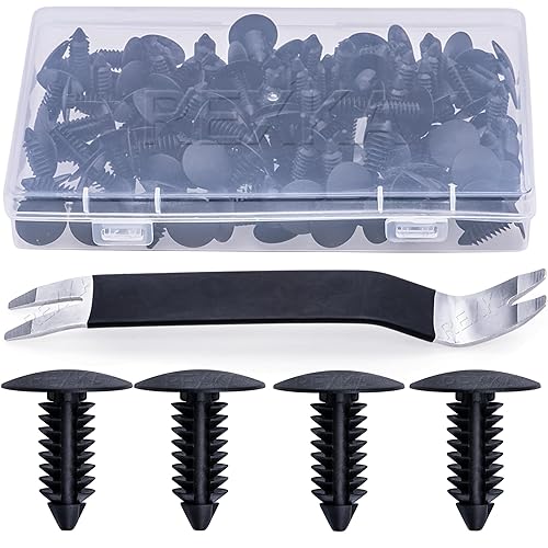 Miniatura 9 de Rexka 100 clips de retención para parachoques de guardabarros 6030441 para Jeep Dodge Ram Chrysler 100 unidades