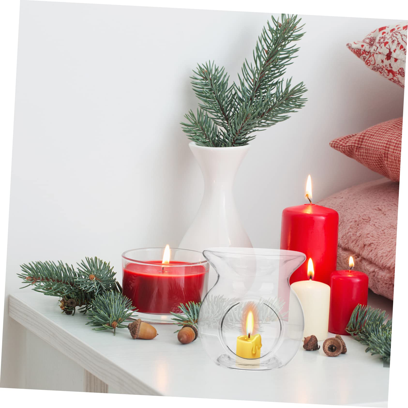 Aromalampe Teelichthalter aus für Ätherische Öle Design Explosion für Schlafzimmer und Wohnzimmer Langlebig und Praktisch eine Besondere