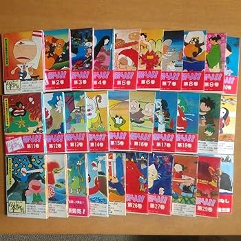 日本昔ばなし　日本むかし話　145冊1〜30巻のうち6巻欠け　二見書房　サラ文庫 まんが日本昔ばなし〜データベース〜 - 二見書房の絵本（サラ
