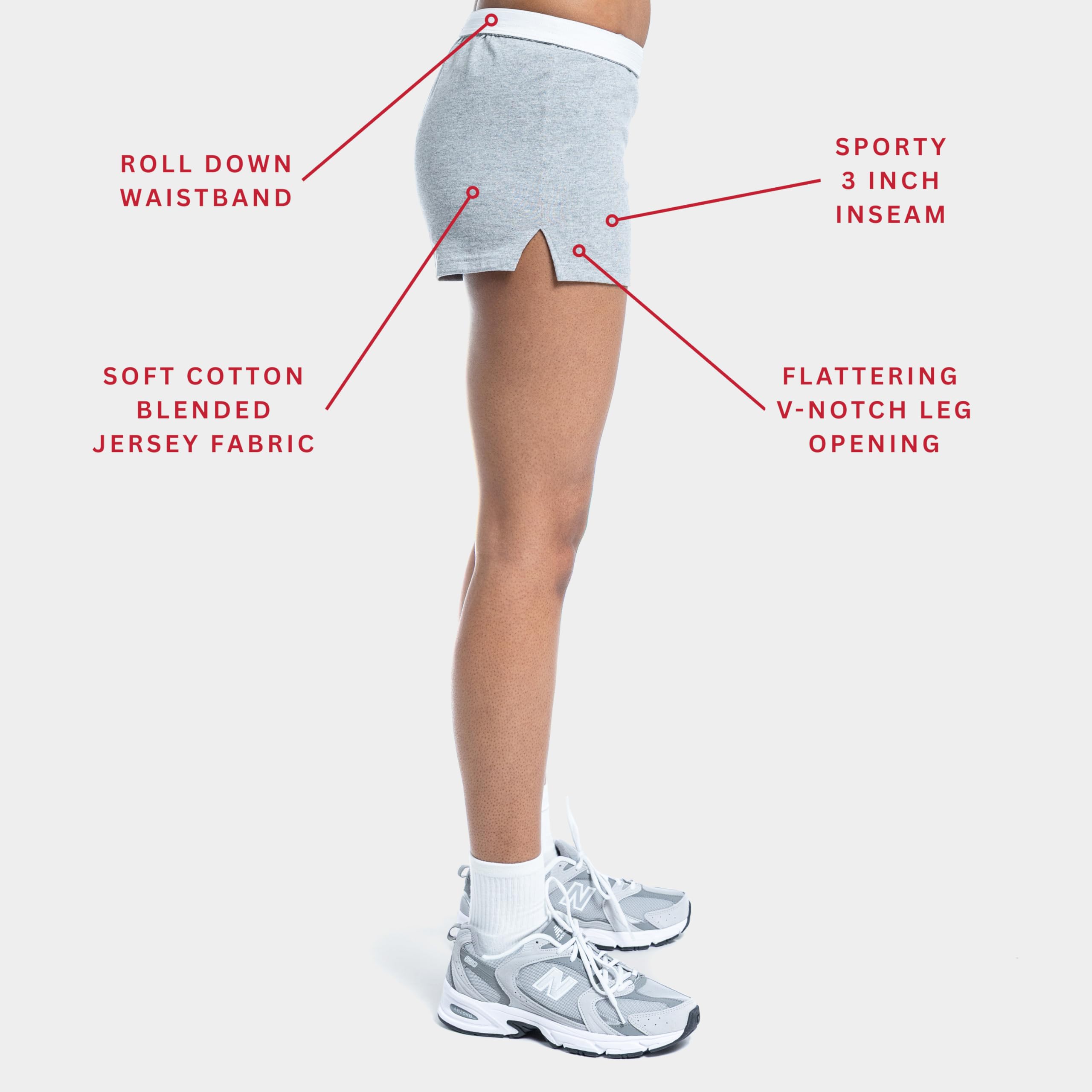 Soffe - Authentic Cheer Short, Pantaloncini Donna