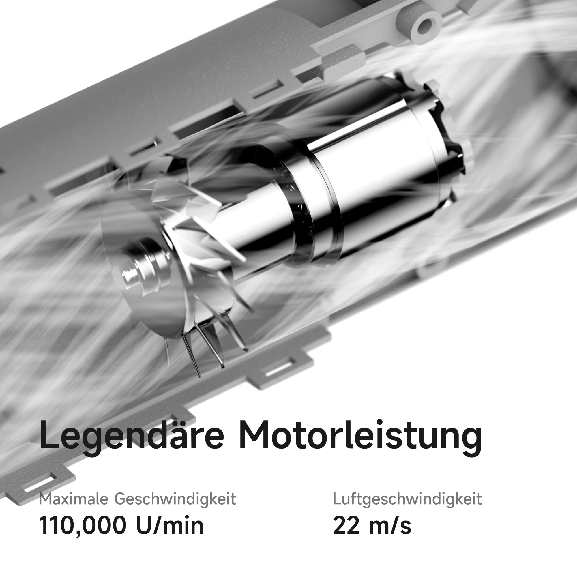Laifen Neo Special Haartrockner, Öl-Infusion, 58°C Pflegemodus, Onyxschwarz | 110.000 U/min Motor, 3 Min. Schnelltrocknung, 22 m/s Luftstrom, 200M Ionen-Föhn, Thermo-Control, 59 dB leise, Pflegedüse