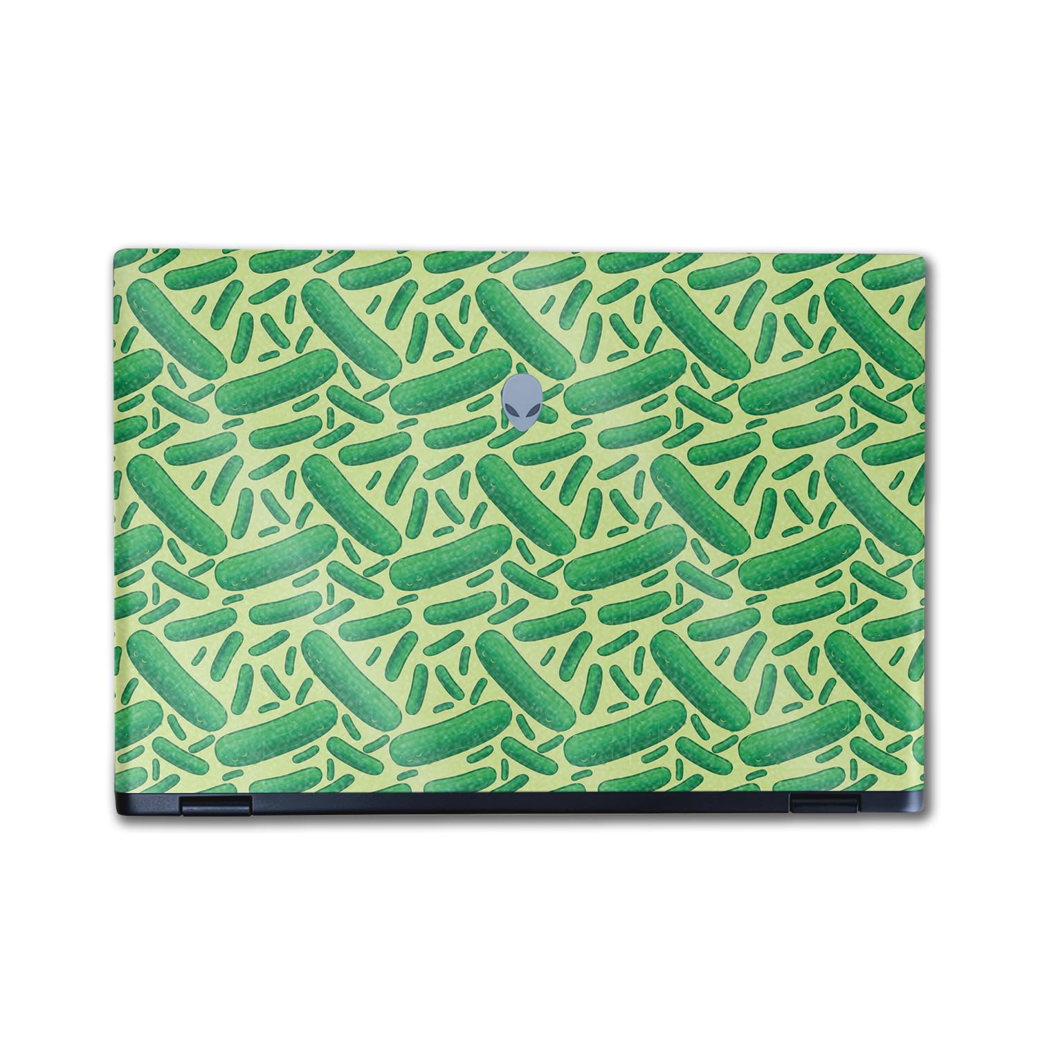 Glossy Glitter Laptop Skin Compatible with Alienware M16 R2 (2024) - Pickles - Premium 3M Vinyl Protective Wrap Decal Cover - Easy to Apply | Crafted in The USA by MightySkins