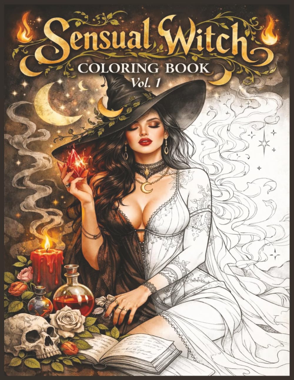 Sensual Witch Coloring Book Vol. 1