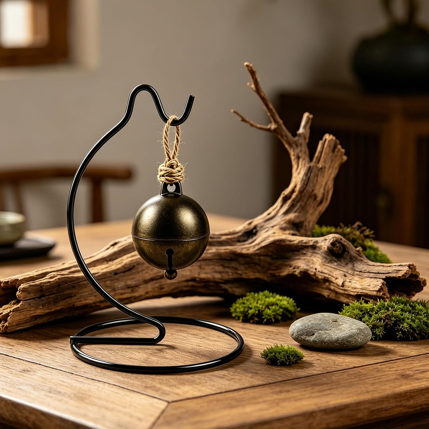 20 Pcs Ornament Display Stand Small 6 Inch, Ornament Hanger, Air Plant Holder Terrariums Hanging Stand Crystal Ball Hanging Hook for Christmas Wedding Home Office Decoration(Black)