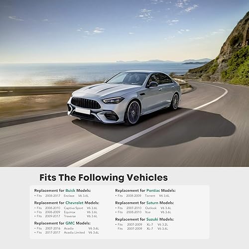 Miniatura 8 de YHTAUTO Reemplazo de bomba de dirección asistida para Chevrolet Buick GMC Pontiac Saturn Suzuki, EquinoxTraverseEnclaveOutlookXL-7Vue, 3.6L 3.2L