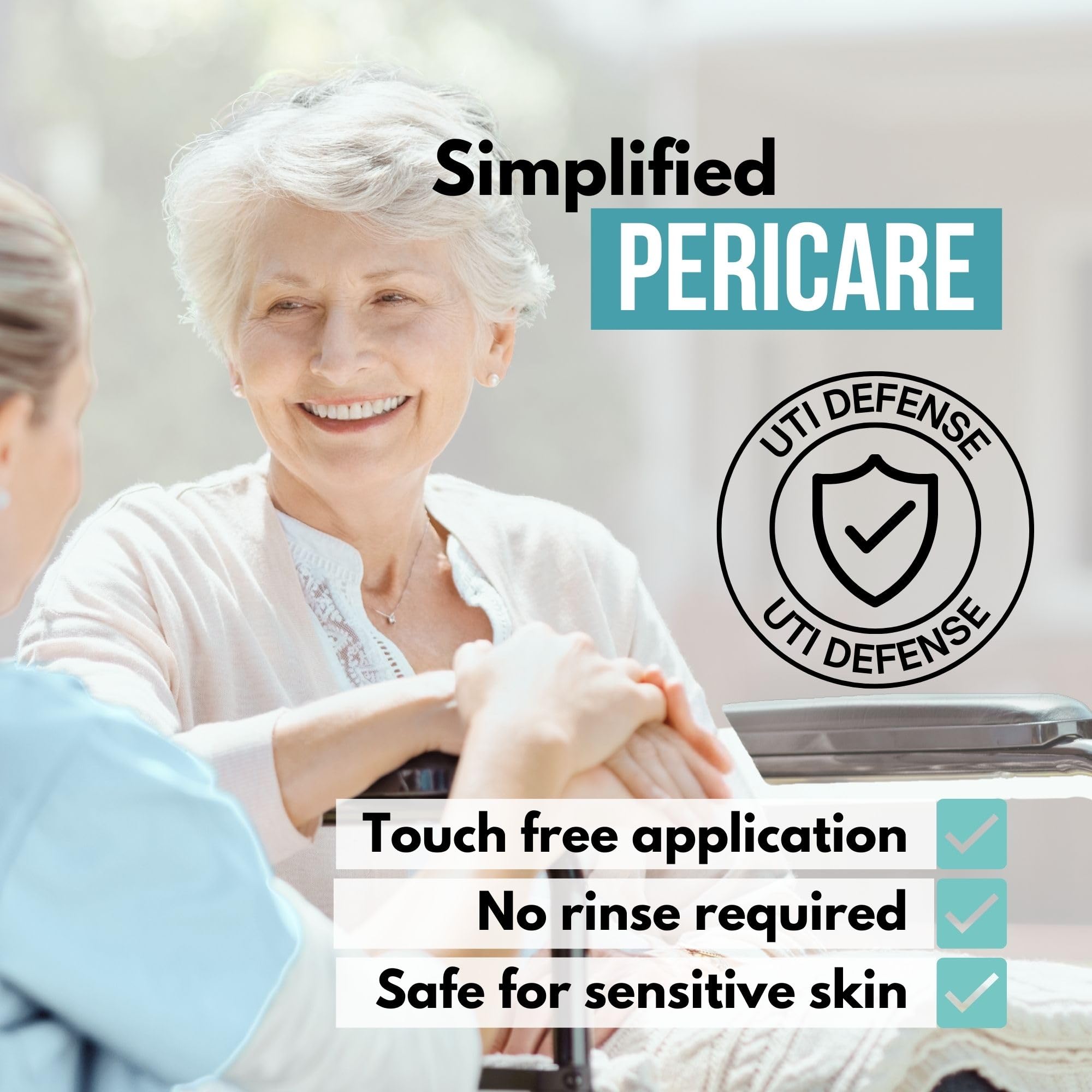 Noveha Perineal Spray & Cleanser | No-Rinse Formula for Daily Hygiene & Odor Control | Gentle Care for Postpartum, Seniors & Sensitive Areas | 8oz