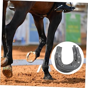 Amazon.co.jp: Mipcase 5個 金属蹄鉄 安定した蹄鉄 馬用蹄鉄